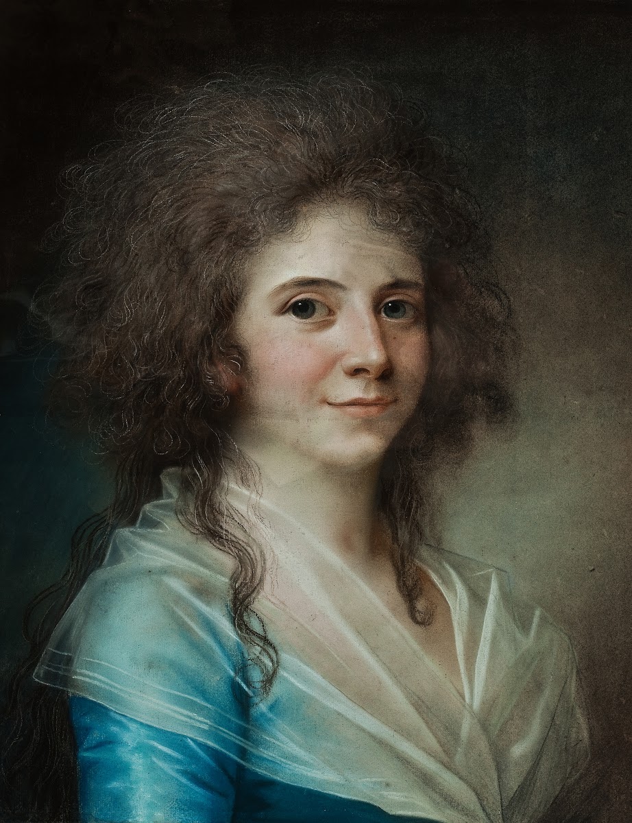 Portrait Of Wilhelmine Bertouch Lady In Waiting 1790s