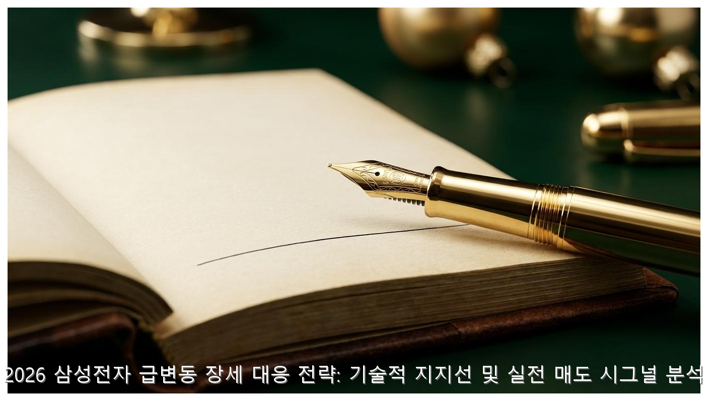 2026 삼성전자 급변동 장세 대응 전략: 기술적 지지선 및 실전 매도 시그널 분석 핵심 안내 및 분석 인포그래픽 (3)