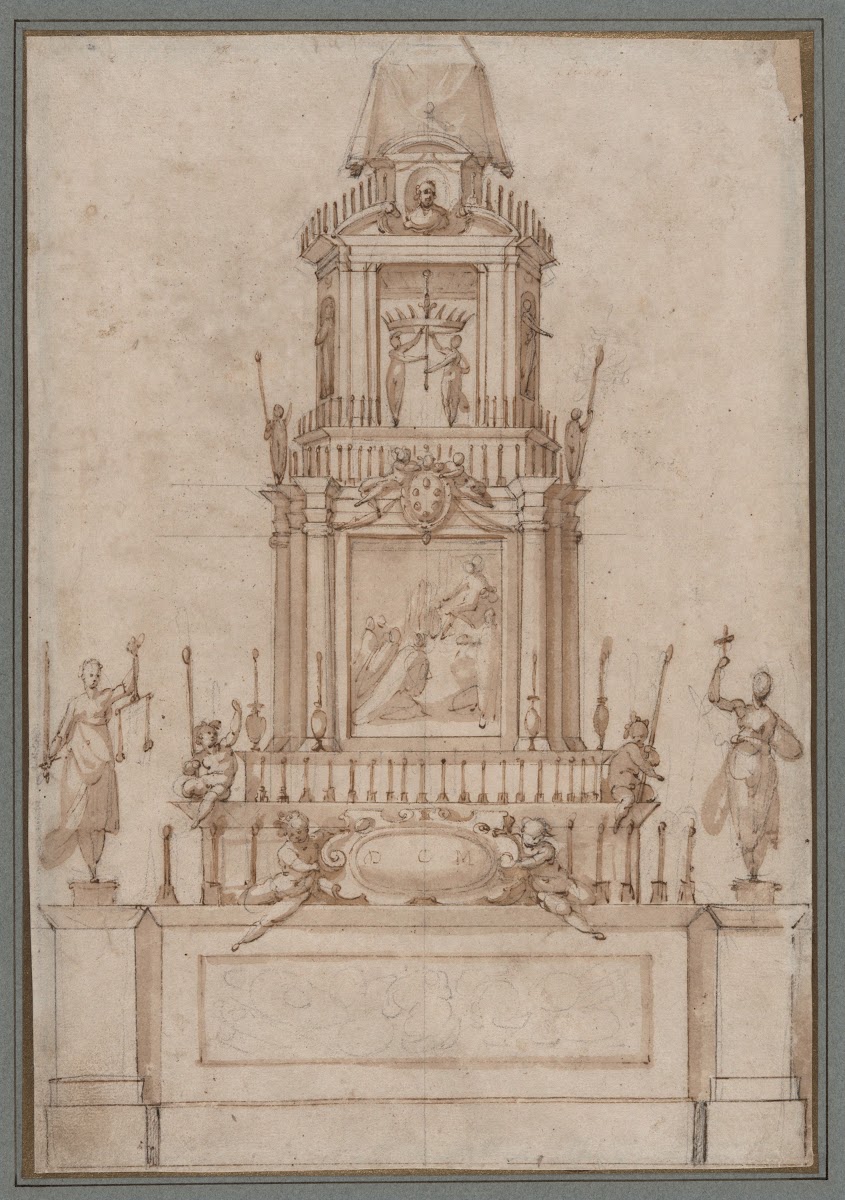 Design for a Catafalque for Cosimo I deMedici 1574