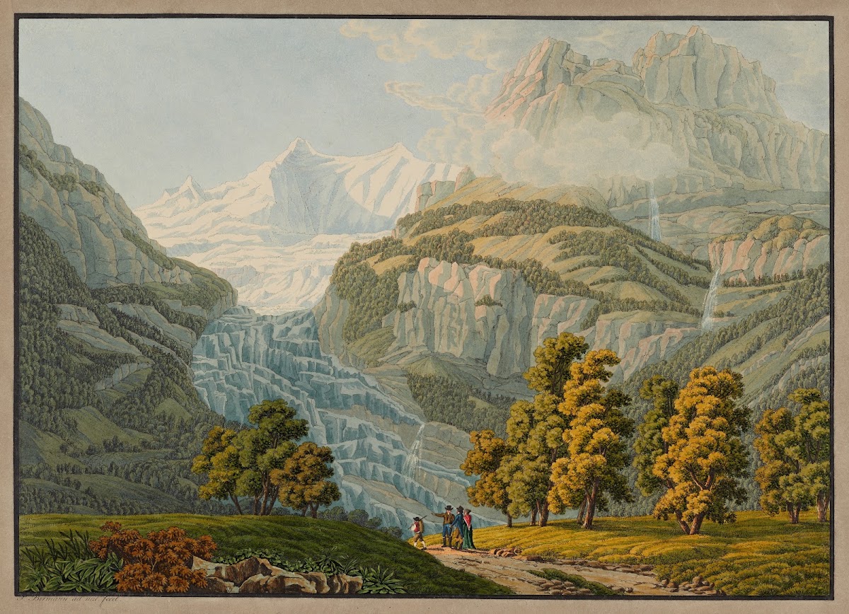Le Glacier inférieur du Grindelwald dans le Canton de Berne