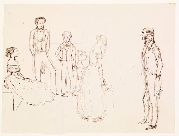 Sketch of an Evening Party 1850 51