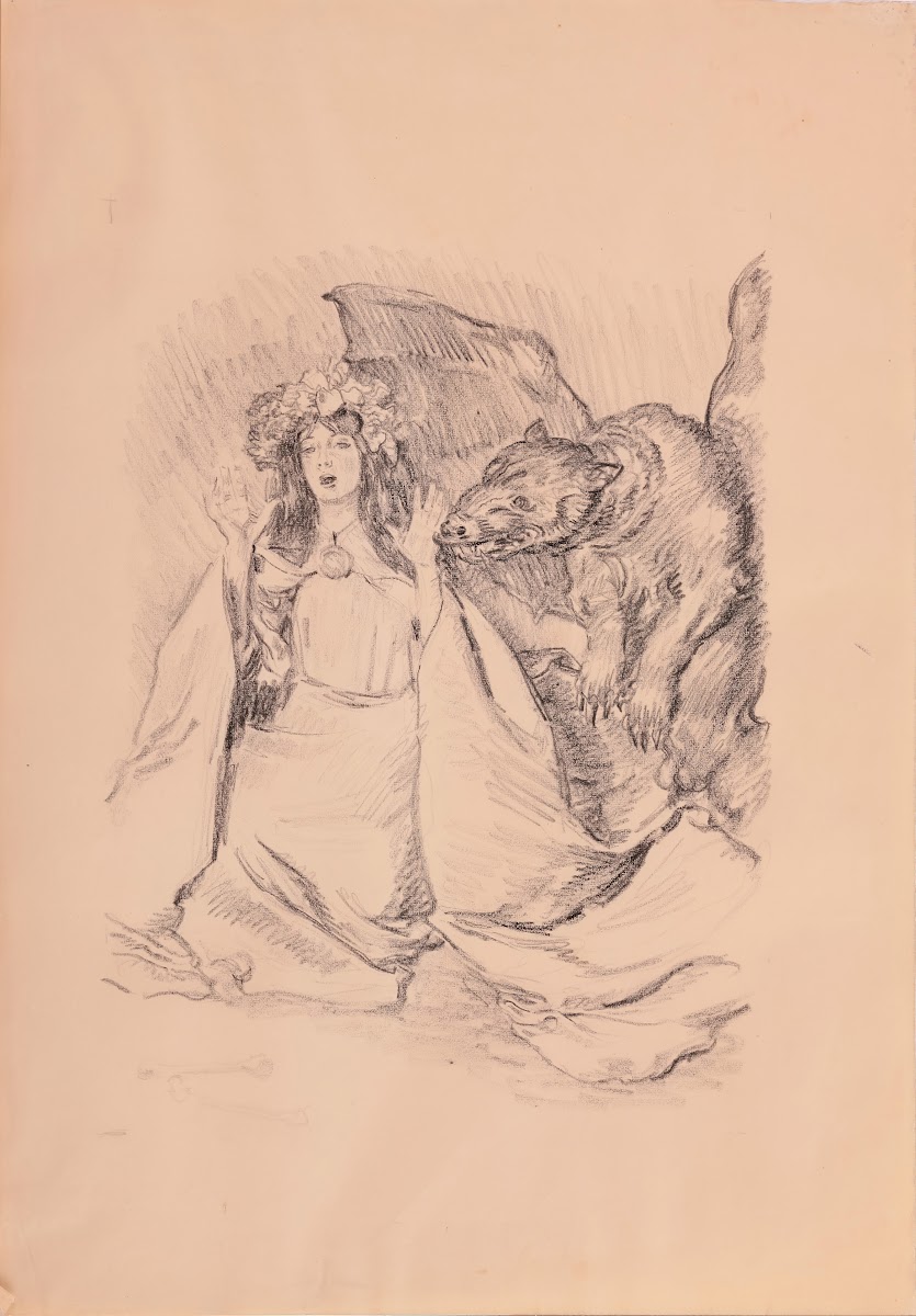 The scared princess circa 1924