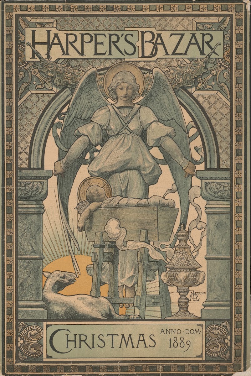 Harpers bazaar Christmas 1889