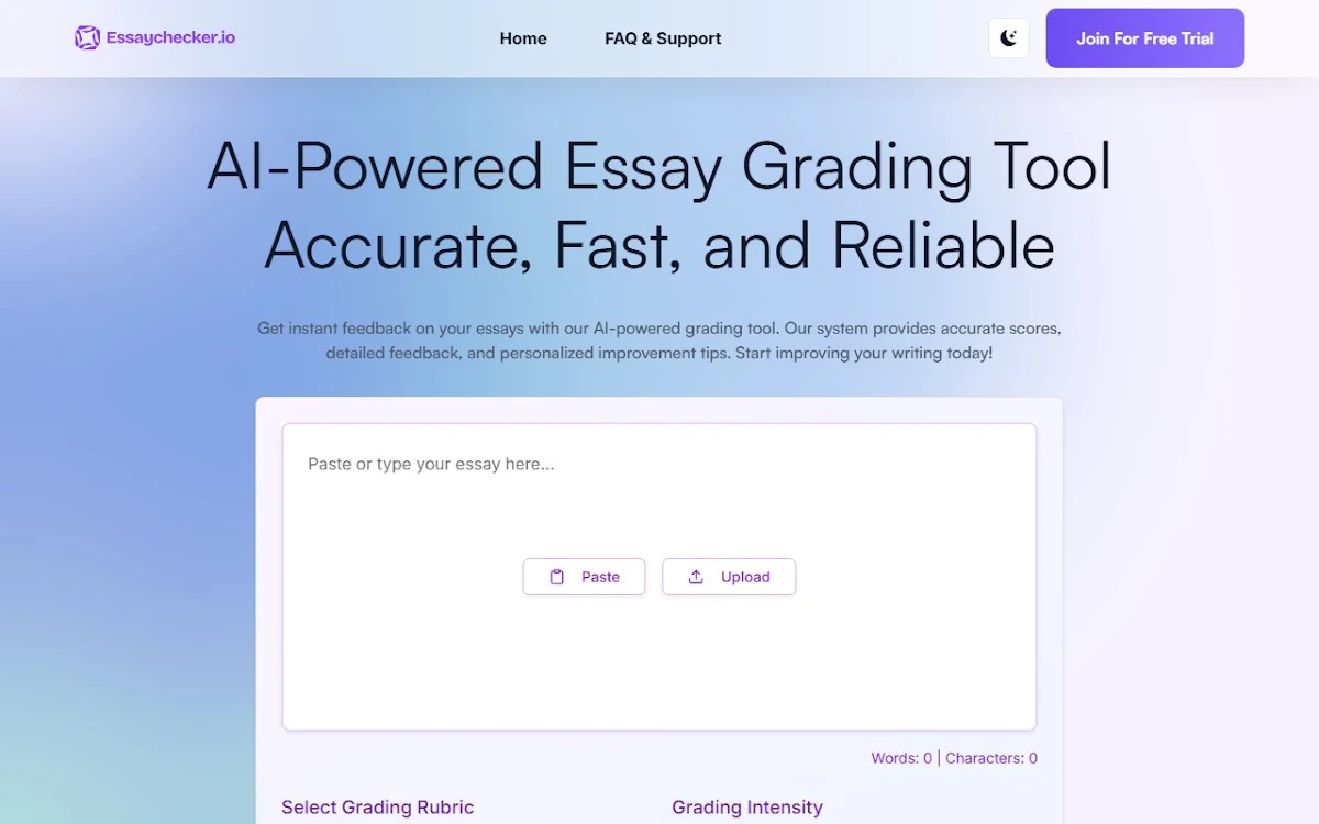Captura de EssayChecker.io