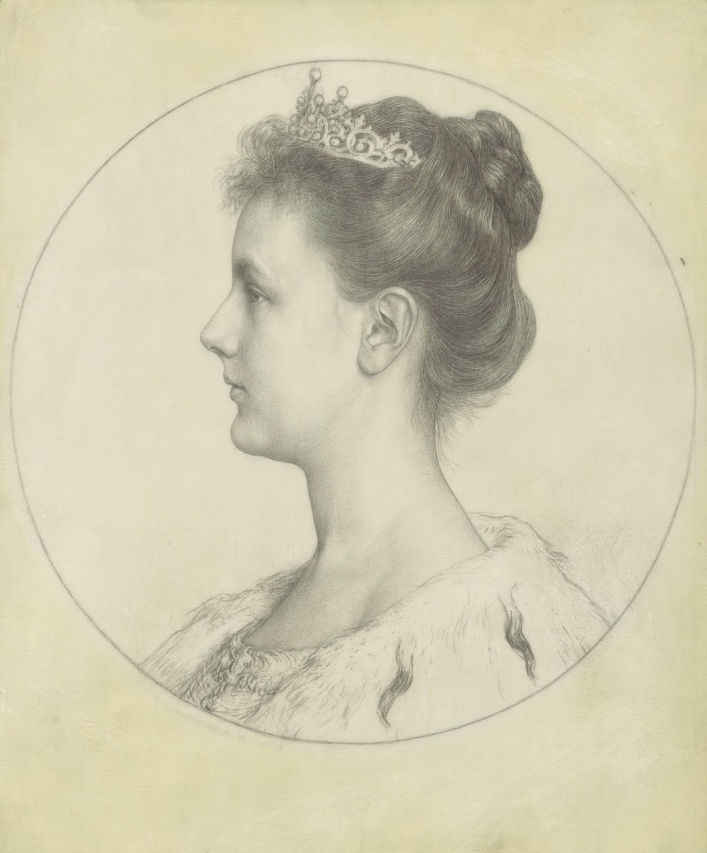 Portret van koningin Wilhelmina 1874   1900