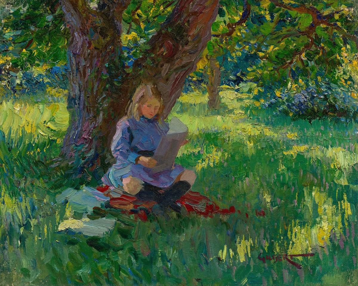 Reading in the Shade