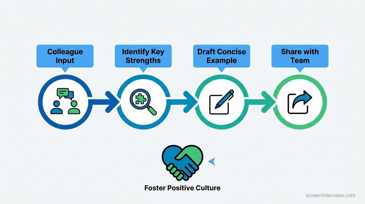 testimonial examples for colleagues
