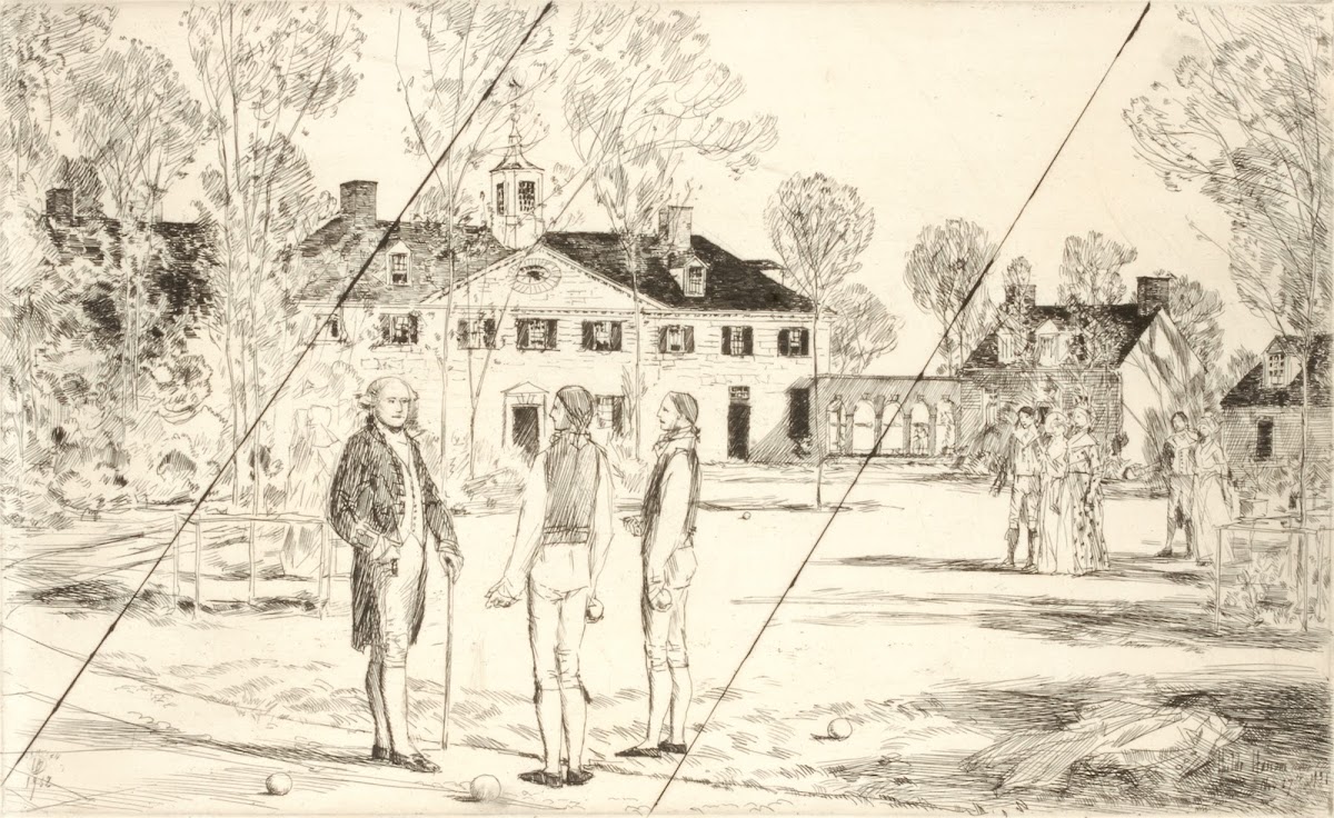 Washington at Mount Vernon ca 1932