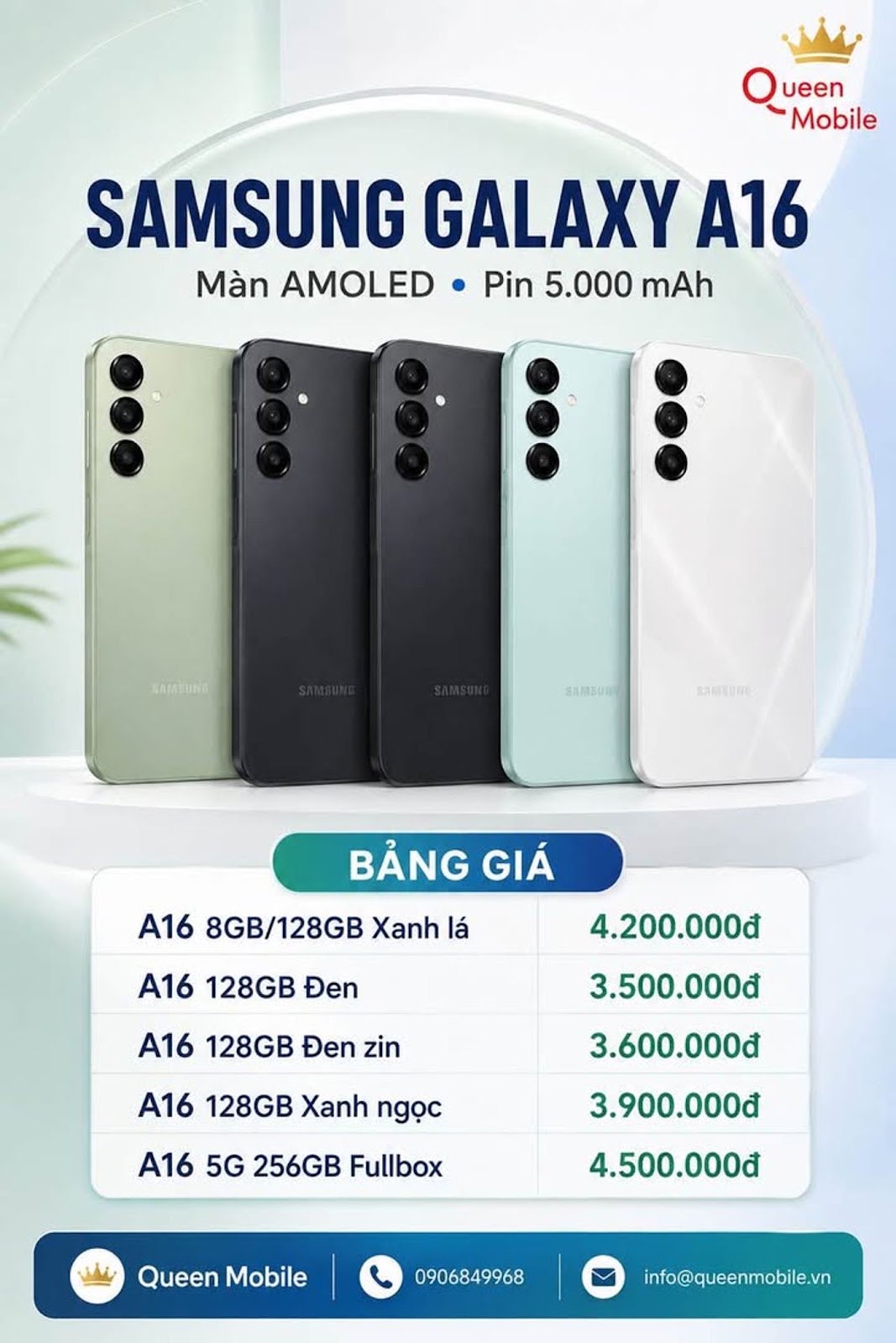 Samsung Galaxy A16 giá tốt – Máy đẹp, bộ nhớ lớn, pin khỏe

#SamsungGalaxyA16 #S...