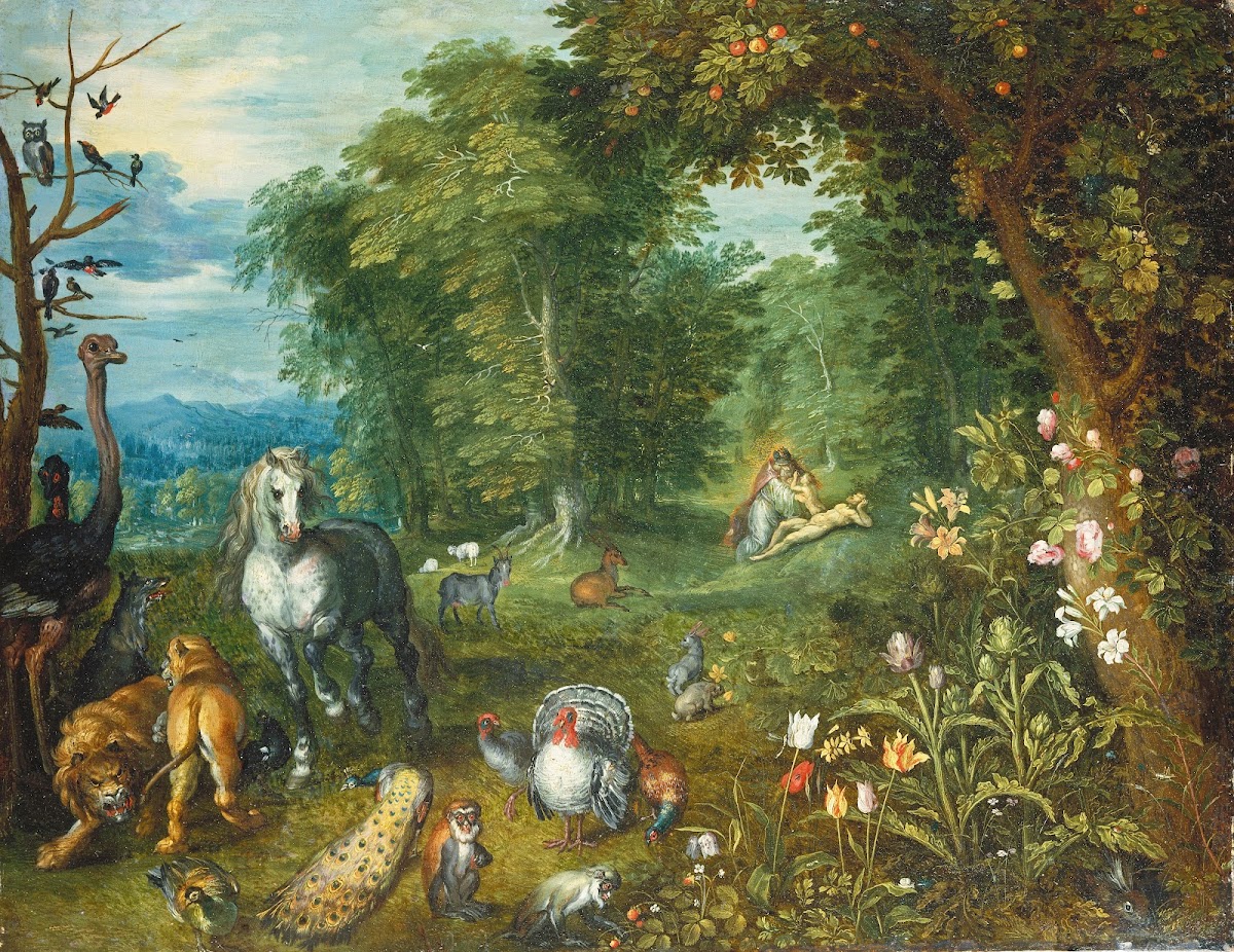 Paradise with the Creation of Eve ca 1636 1640
