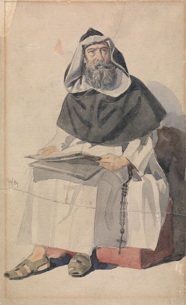 Portrait of a Monk 1857