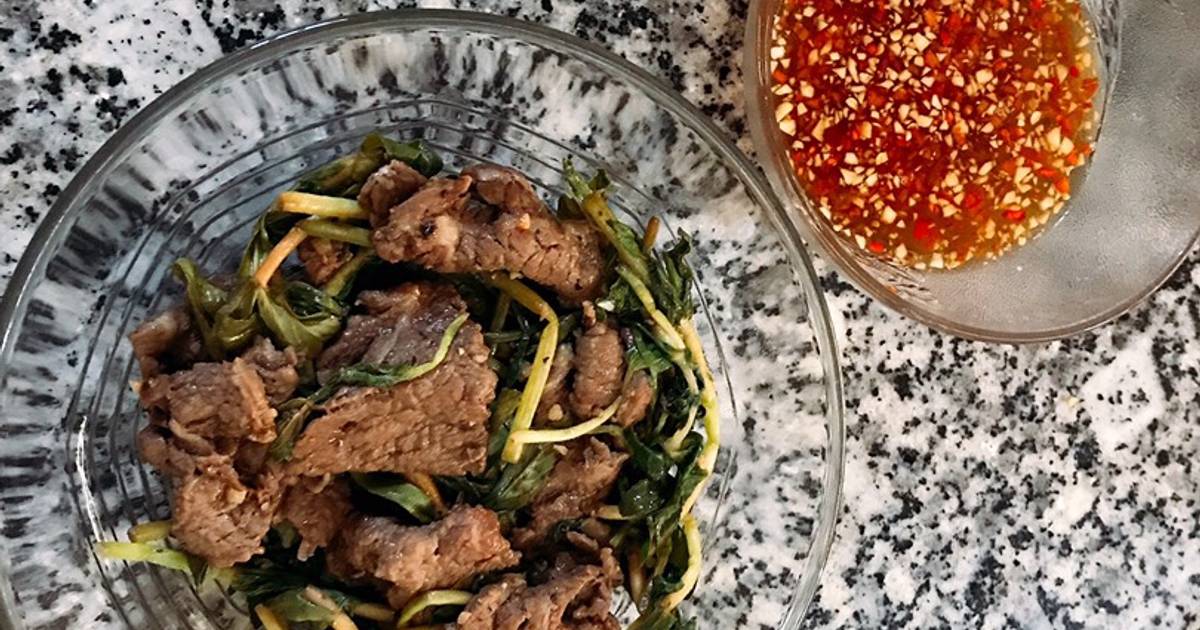 Thịt Bò Xào Rau Ôm