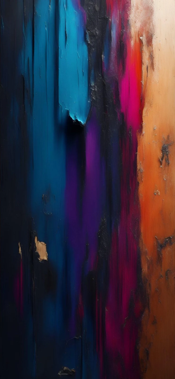 Colorful Abstract Paint Textures - Abstract Art iPhone Wallpaper (946x2048)