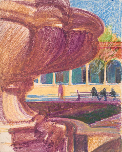 Fountain Nochistlán Mexico 1975