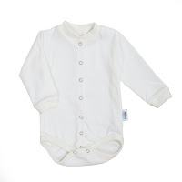 Боді Twins інтерлок довгий рукав 56р екрю