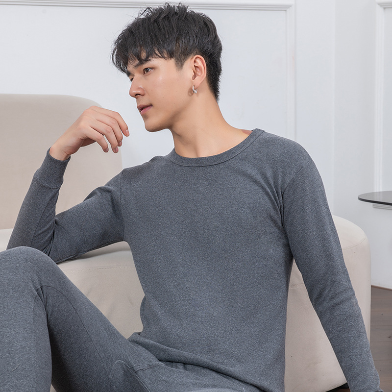 Cotton Thermal Set, Crew Neck, Unisex