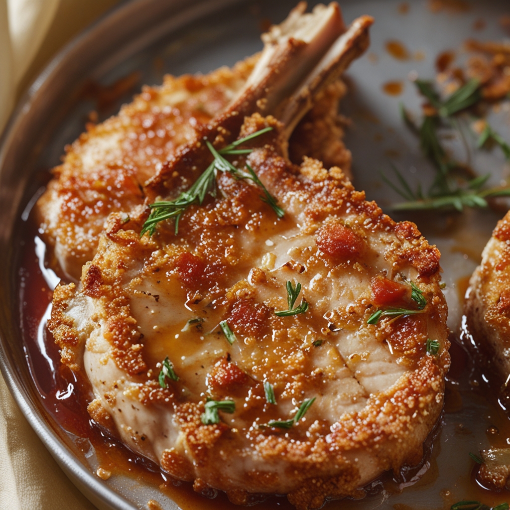 Crispy Parmesan Crusted Pork Chops - Easy, Juicy Weeknight Dinner finished