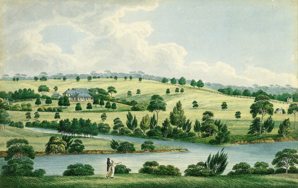 Residence Of John Macarthur Esq Near Parramatta NSW Circa 1823