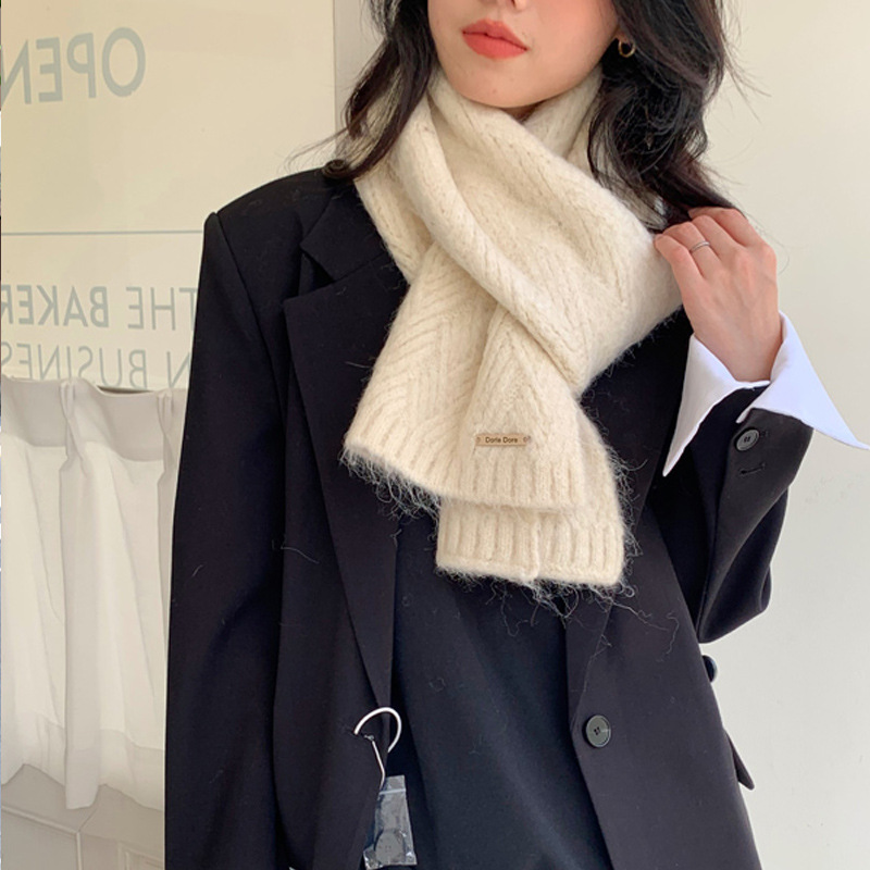 Thick Alpaca Wool Blend Scarf