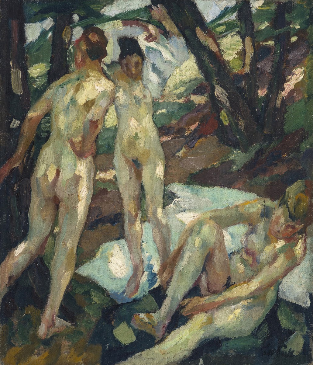 Die Badenden Hartmannsberg 1911