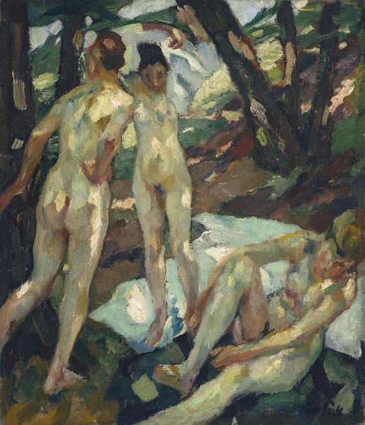 Die Badenden Hartmannsberg 1911