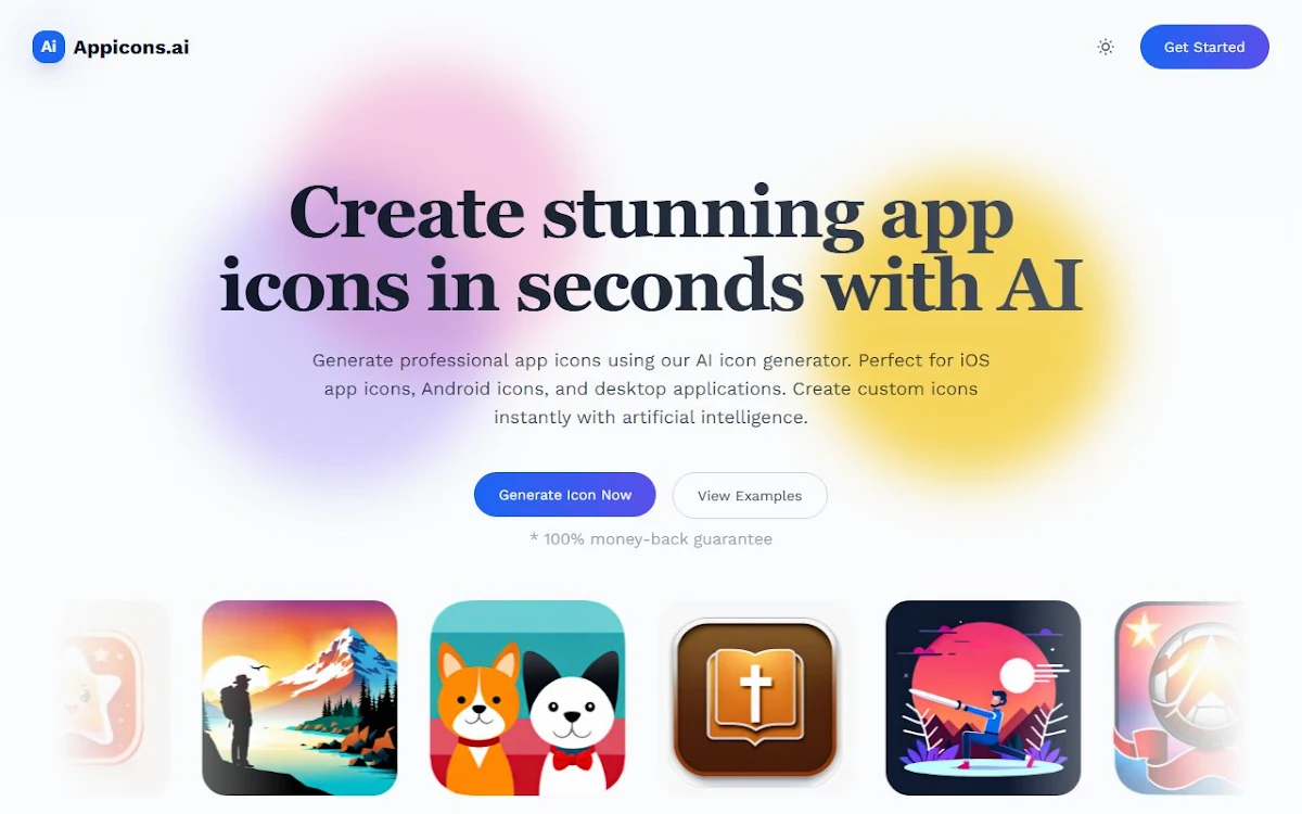 Captura de AppIcons AI