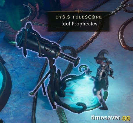 Circle of Fortune Observatory telescope used for Prophecy selection in Last Epoch