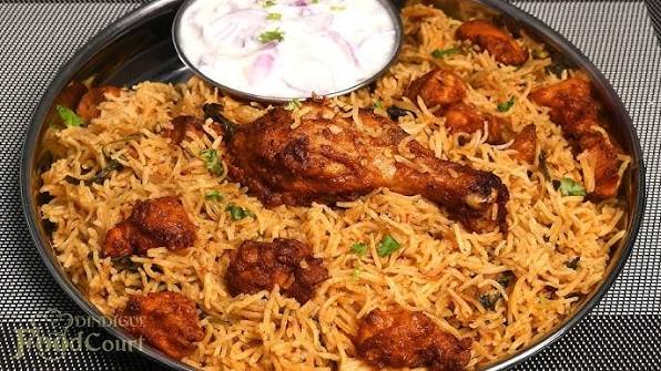 Chicken Dum Biryani with 65