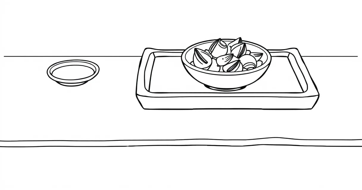 하나개해수욕장 맛집 메뉴별 실패 없는 선택 기준 음식 일러스트