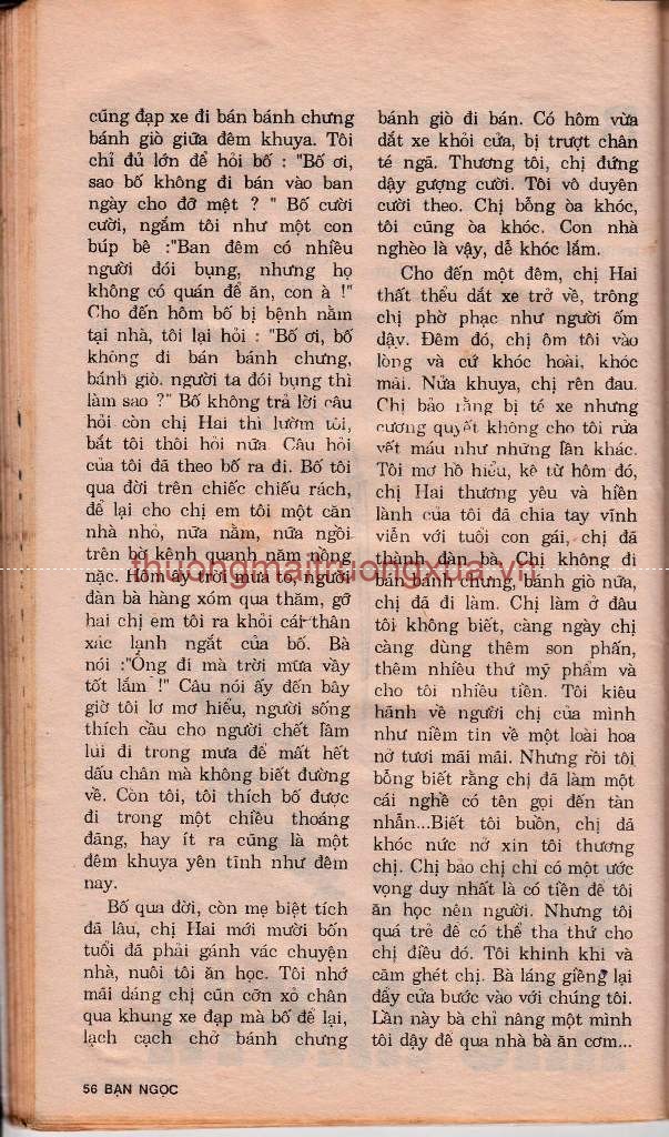 Tập san thơ văn : Bạn ngọc (số 14 - 1994) - Trang 56