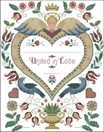 DIM00255 Folk Art Wedding