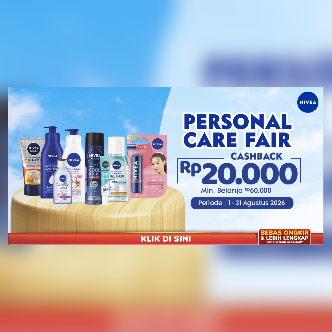 Nivea Cashback Voucher 1-31 Agustus 2026
