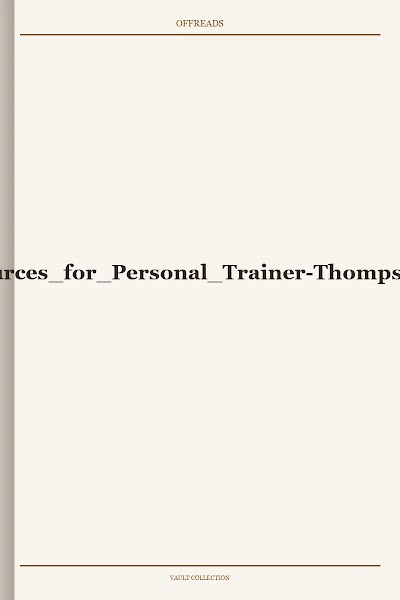 ACSM Resources for Personal Trainer