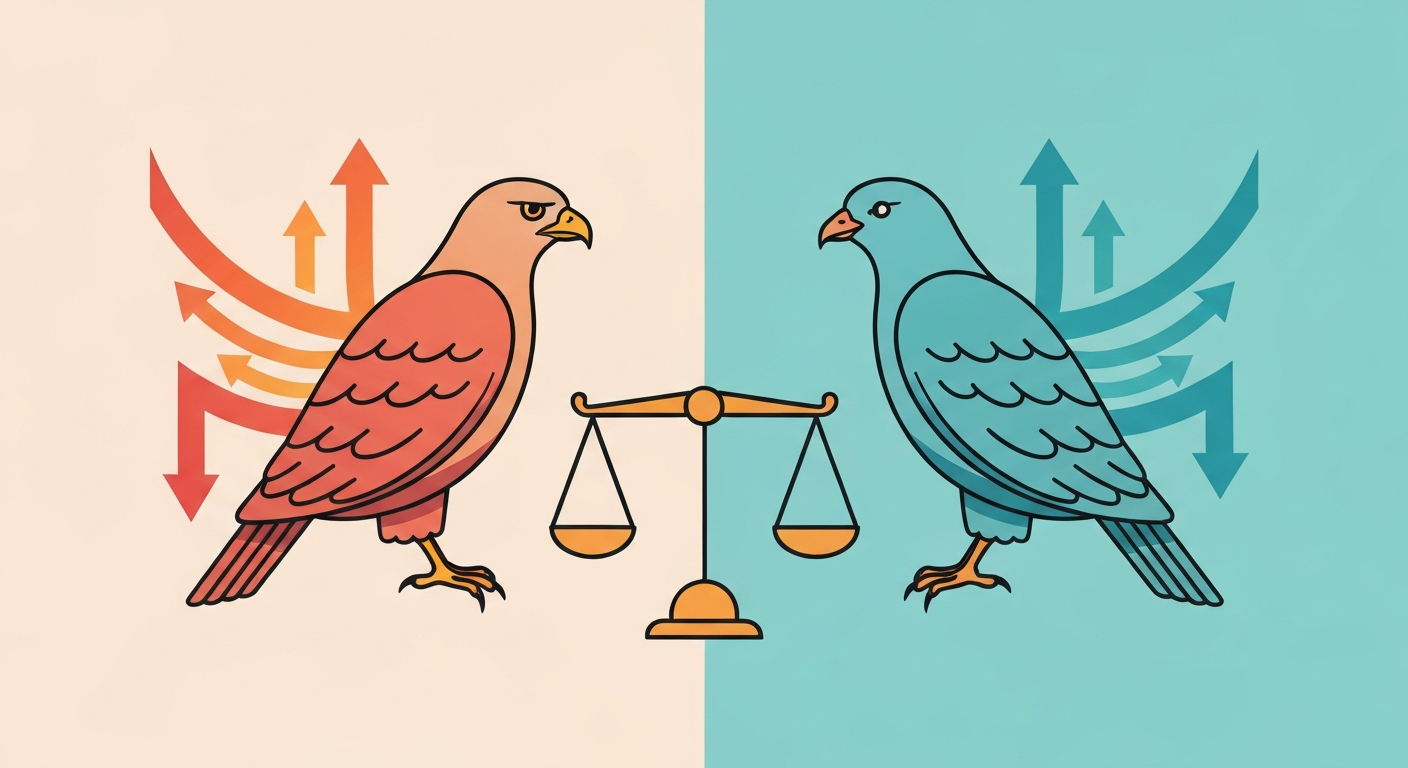 매파 비둘기파 일러스트