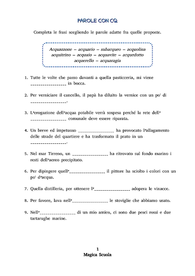 Anteprima della prima pagina: Parole con CQ