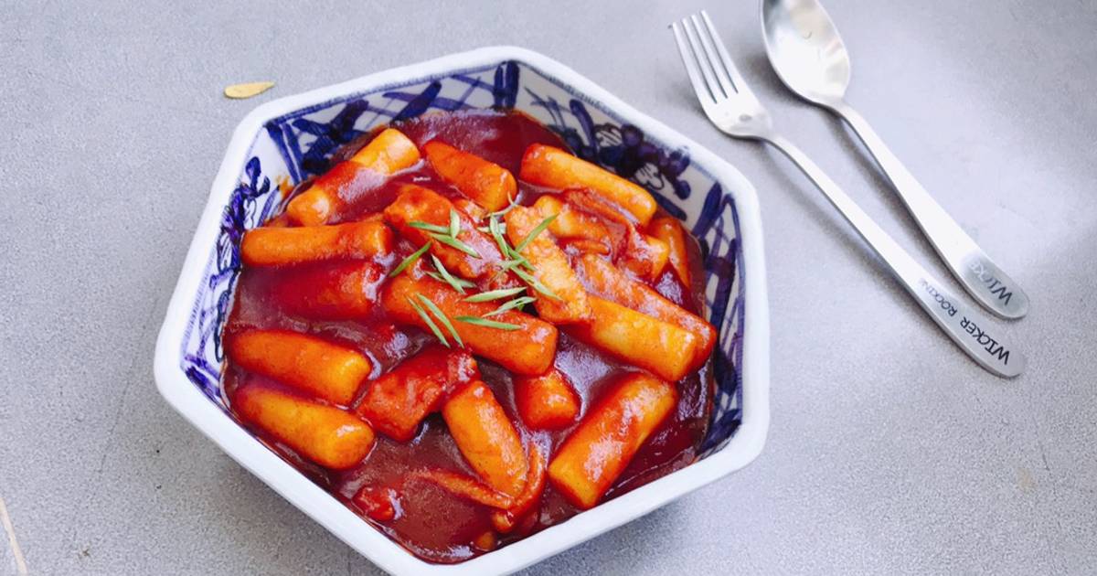 Bánh gạo Hàn Quốc (Vegetarian Tokbokki)