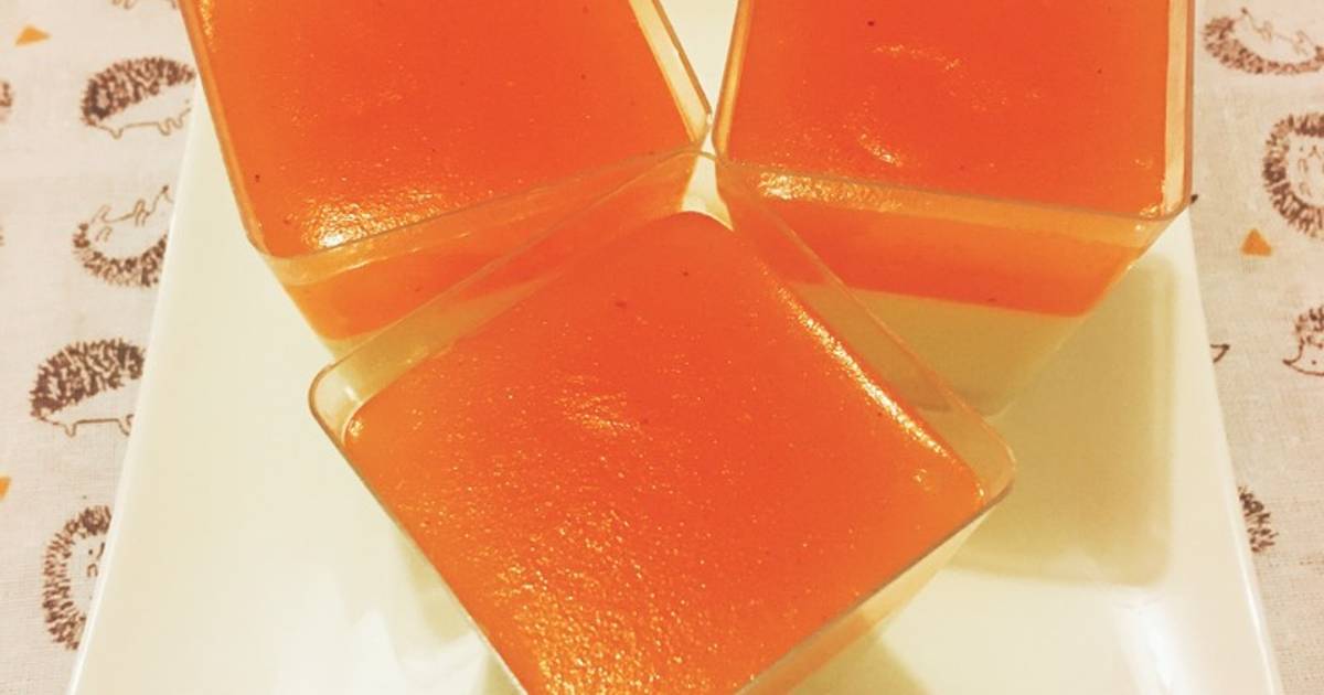 Panna Cotta Mật Ong& Thạch Trái Hồng