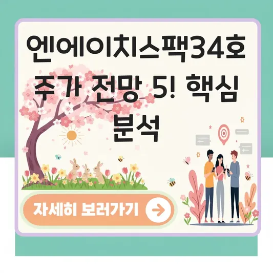 엔에이치스팩34호 상장일 주가 전망 분석