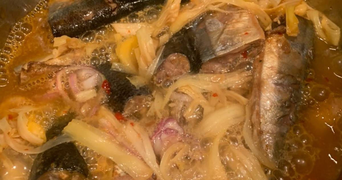 Cá nục chuối kho sơ mít