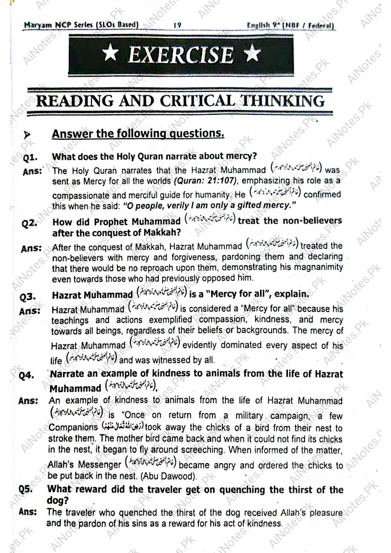 FBISE Class 9 Chapter 1 adsd