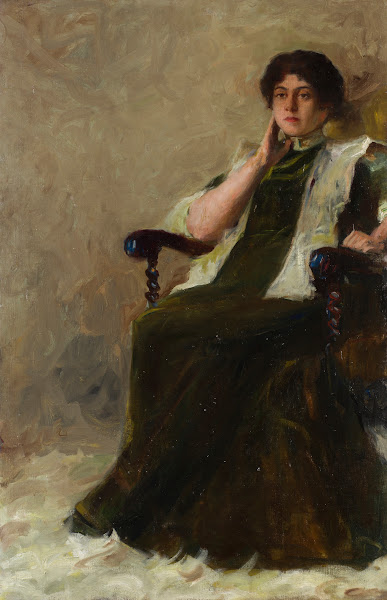 Portret Gabrieli Zapolskiej żony Stanisława Janowskiego 1900