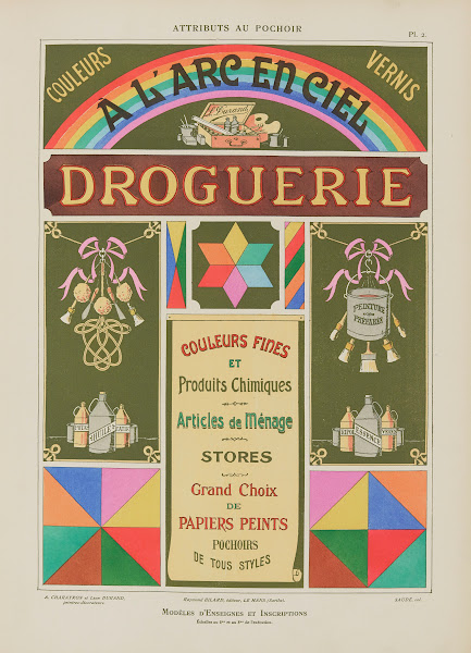 Attributs au pochoir Pl03 1914