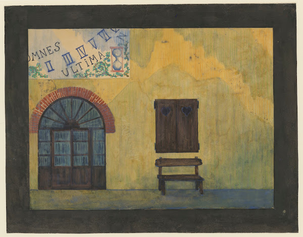 Bifur  maquette de décor  neuvième tableau  la maison dans la forêt 1932