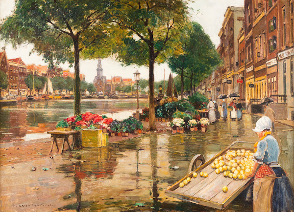Flower market in Amsterdam