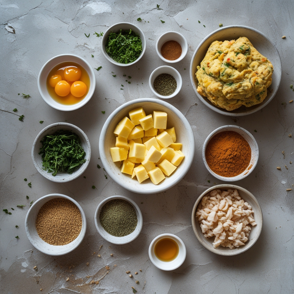 Ingredients for Homemade McGriddle Muffins Recipe | Easy & Delicious Breakfast Sandwich