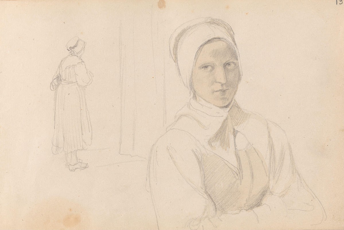 Kvinnefigur kvinneportrett 1852