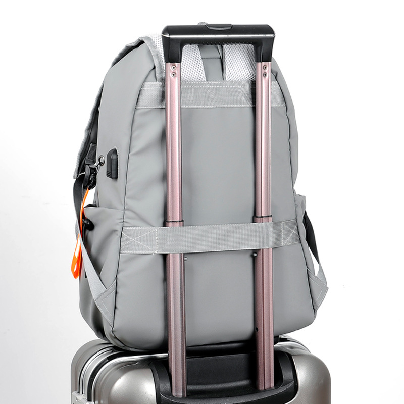 Breathable Men's Backpack with USB, 20-35 L, 15 Inches
