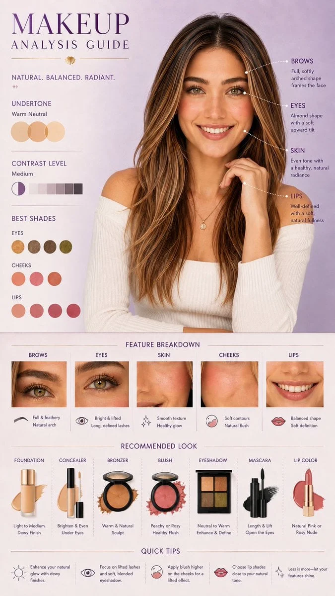 Infografía 9 de la Guía de Análisis de Maquillaje