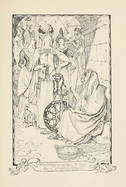 The Bride wishes to buy the Spinning wheel 1905