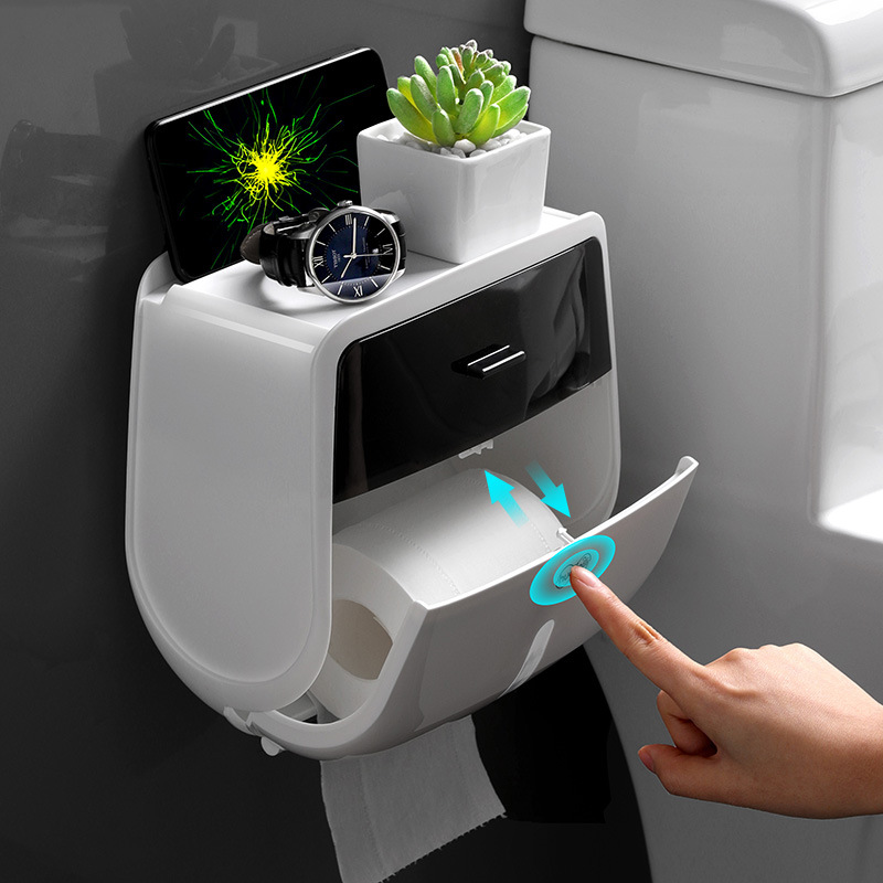 Wasserfeste Toilettenpapierbox, Kunststoff, A1912
